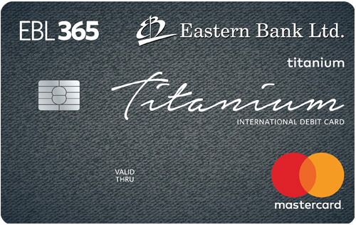 EBL Mastercard Titanium Debit Card