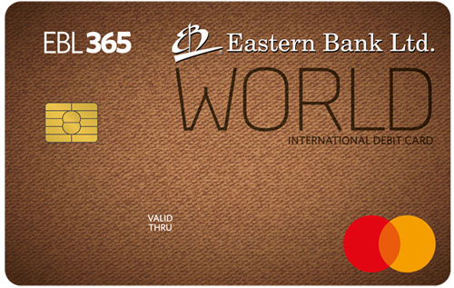 EBL Mastercard World Debit Card