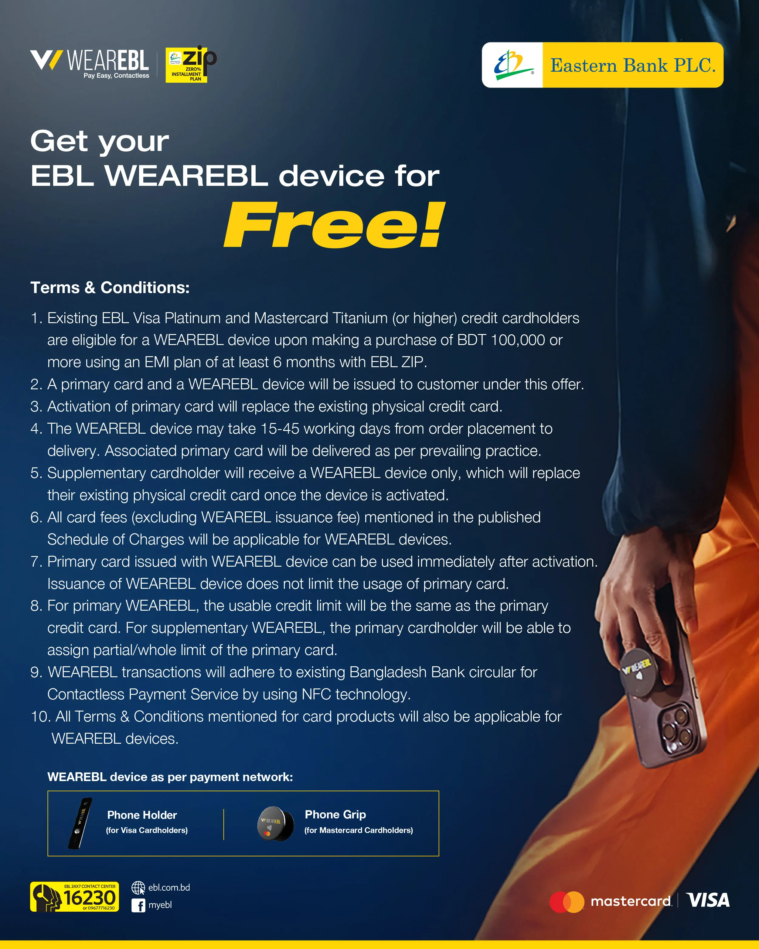EBL Biometric Credit Card ZIP offer