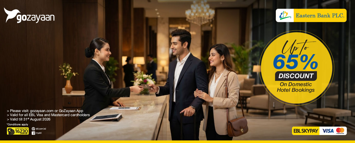 Up to 65% Discount On Domestic Hotel Bookings
