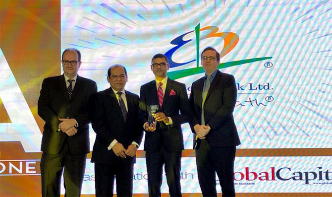 EBL wins Asiamoney award