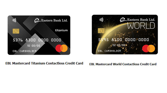 EBL launches two new contactless credit cards